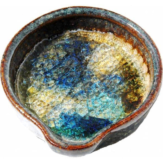 A Non-Pattern Glazed Fused Glass Ladle Holder